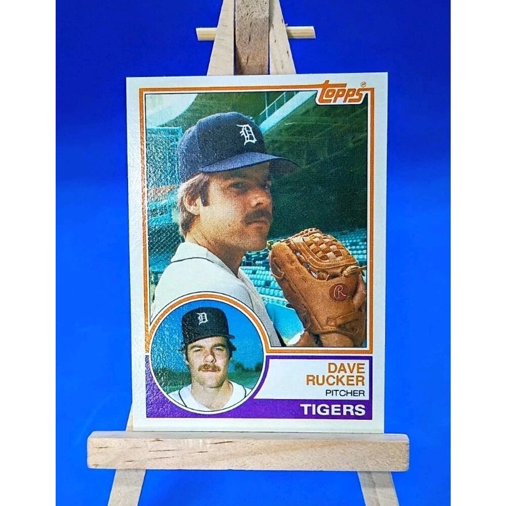 1983 Topps - Dave Rucker - Pitcher #304 In EXMT Condion Tigers